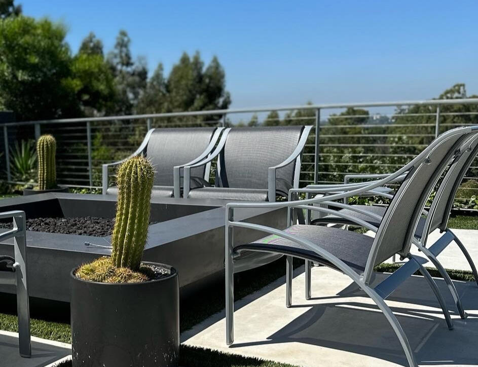 Patio Furniture Repair project Re-sling patio furniture restored by Premier Patio Restoration